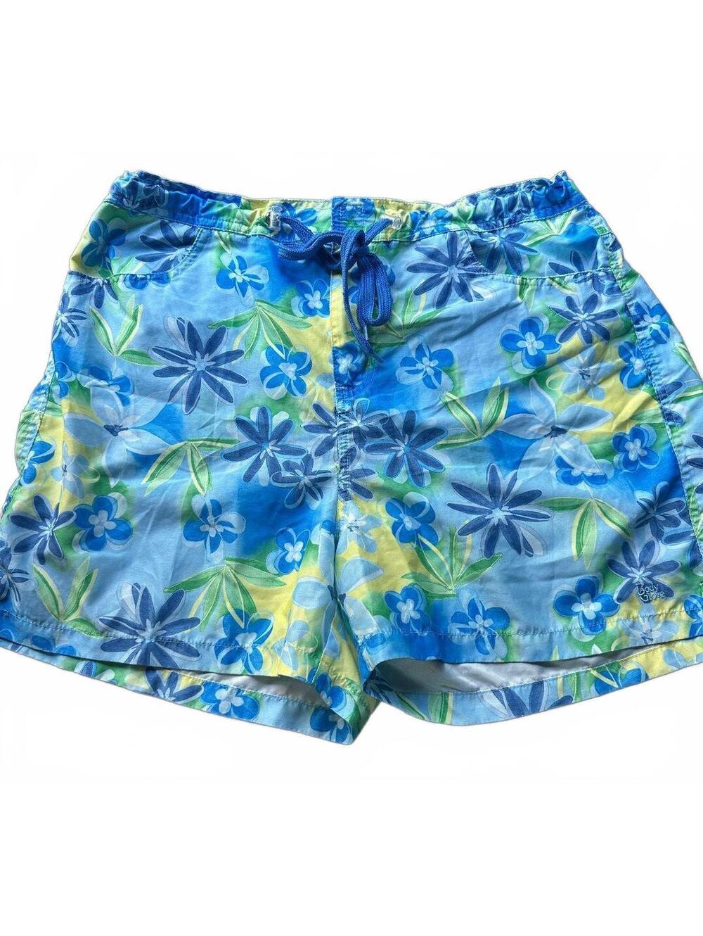 Body Glove Blue Floral Swim Trunks XL